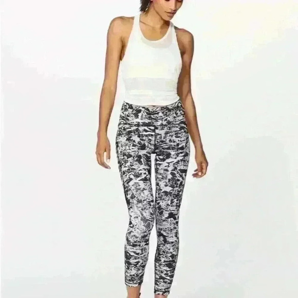 Lululemon Train Times 7/8  Pant (25" )
Interlaced Starlight Black / Black - Picture 2 of 10